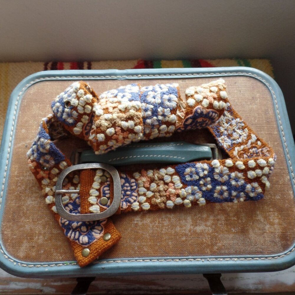 Jenny Krauss Belt EMBRODIERED &Fabric NWT L/XL - Picture 5 of 10